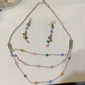 Beautiful Brighton necklace and  earrings